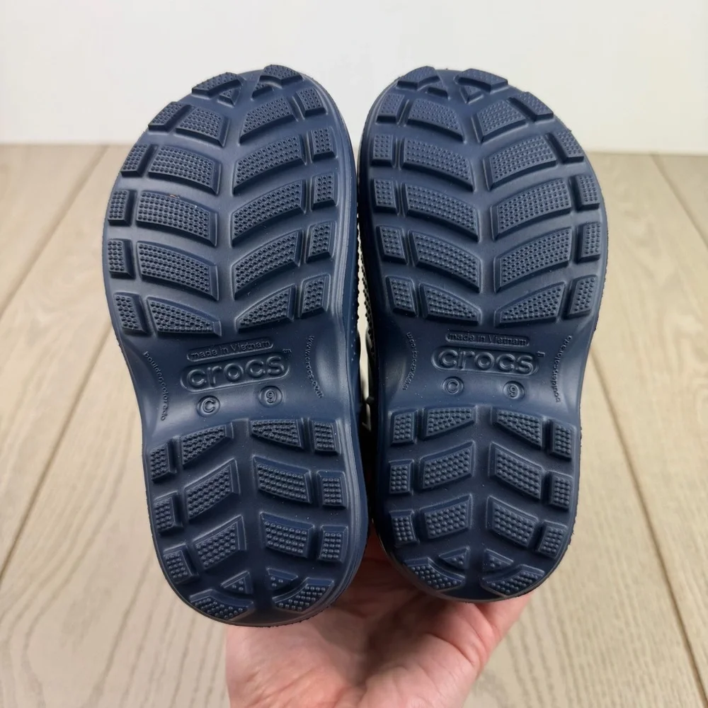 Crocs Kids’ Handle It Rain Boots c9 Navy Blue $45 Children's Shoes